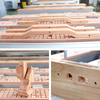 Double Table CNC Wood Wood Slot Maching