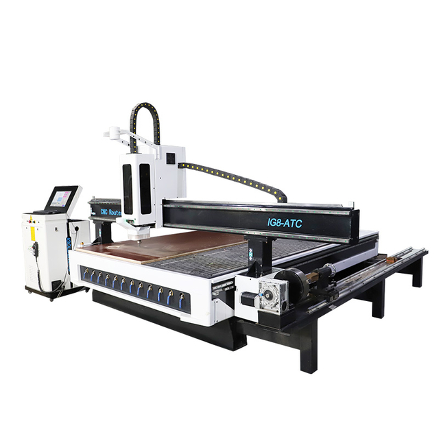 2130 4 axe ATC CNC Router avec axe rotatif