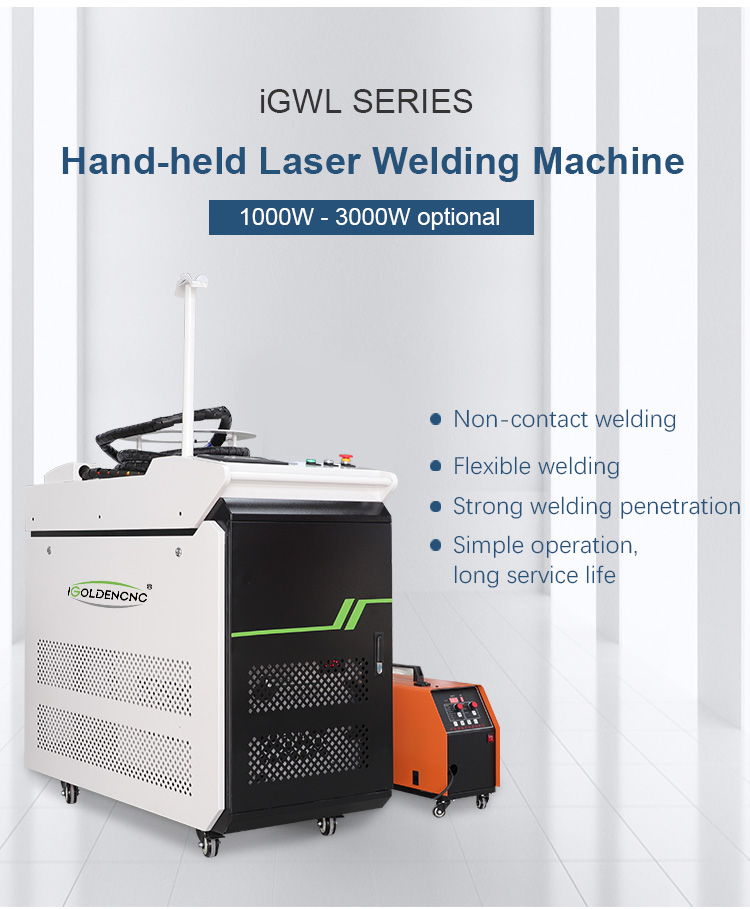 Machine de soudage laser 1500W pour l'acier inoxydable